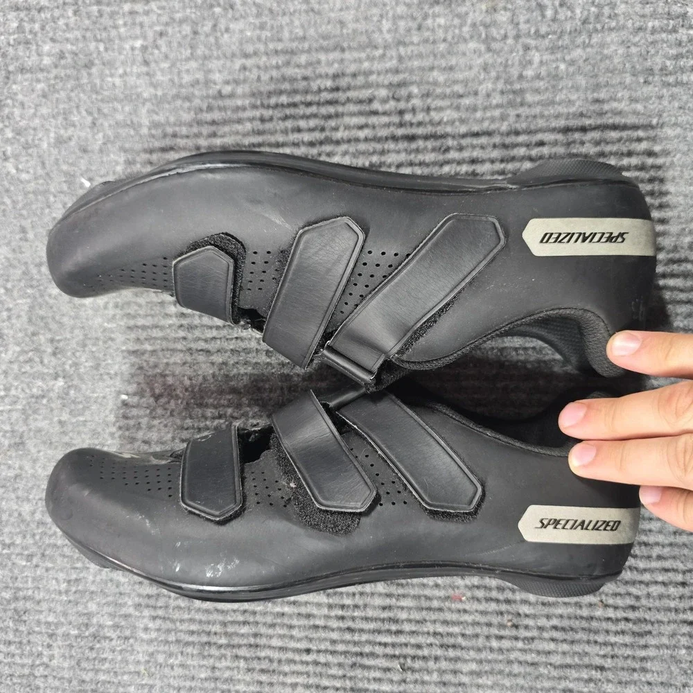Specialized Torch 1.0 Cycling Shoes Mens 9.5 EU 43‎ Black 3-Bolt Road